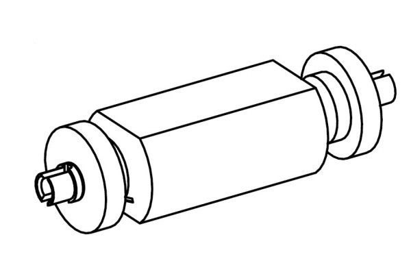 Náhradní díl, motor pro lokomotivu BR 130, TT, Piko 47320-128
