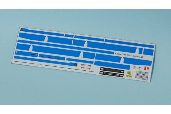 Obtisková sada – C744 s modrými pruhy, TT, DOPRODEJ, MojeTT 120213