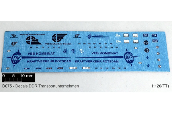 Obtisky DDR Transportunternehmen, TT, Štěpnička D076