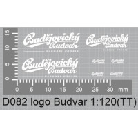 Obtisky, loga pivovaru Budvar, TT, Štěpnička D082