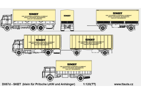 Obtiskový aršík SKET Magdeburg klein, TT, Štěpnička D087d