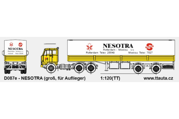 Obtiskový aršík NESOTRA Rotterdam, groß, TT, Štěpnička D087e