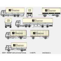 Obtiskový aršík, TAKRAF, bílý, univerzální formát, TT, Štěpnička D087f Obtiskový aršík, TAKRAF, bílý, univerzální formát, TT, Štěpnička D087f