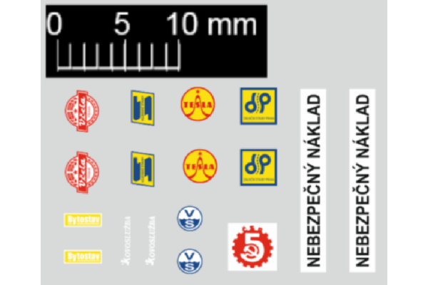 Obtisky, loga socialistických podniků, TT, Štěpnička D053