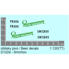 Aršík obtisků, pivovar Staropramen, TT, Štěpnička D122d