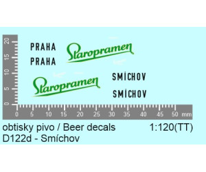 Aršík obtisků, pivovar Staropramen, TT, Štěpnička D122d