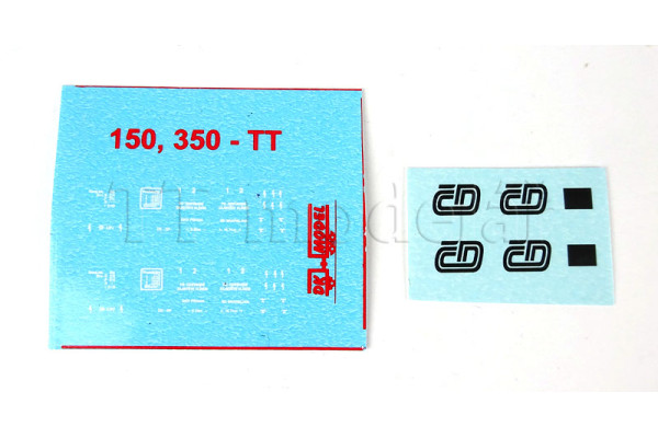 Obtisky pro el. loko 150/350, TT, DOPRODEJ, DK model TTX01