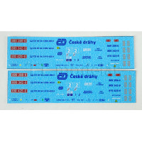 Obtisky na motorový vůz 810, nátěr Najbrt III od 2012, ČD, VI. epocha, TT, DOPRODEJ, Jacek 12OM1005