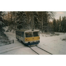 Obtisky na motorový vůz 810, modro-šedo-žlutý, ČD, V. epocha, TT, DOPRODEJ, Jacek 12OM9006