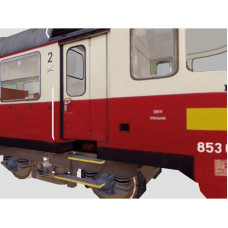 Obtisky, černé pruhy na motorový vůz 852/853, TT, Jacek 12OM9005A