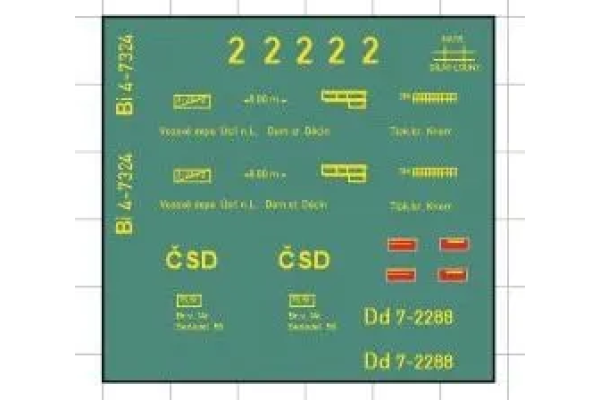 Obtisk vozu ČSD Bi nebo Dd (kořistní ex-DR), TT, MojeTT 120134