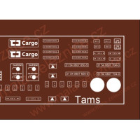 Obtisk na vůz Tams ČD/ČDC, TT, Malá železnice 23437.01