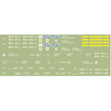 Obtisky na MUV 69, TT, Jacek 12OS0001 Obtisky na MUV 69, TT, Jacek 12OS0001
