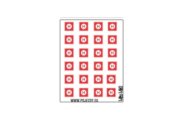 Označení hydrantu, TT, Pojezdy 12O150