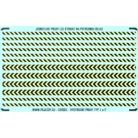 Žluto-černé výstražné pruhy, TT, Pojezdy 12OS01