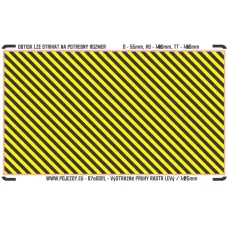 Obtisk, žlutočerná výstražná plocha, H0, Pojezdy 87O002L