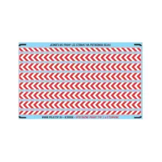 Obtisk, červenobílé výstražné pruhy, H0, Pojezdy 87O008