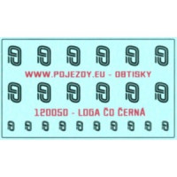 Logo ČD černé, TT, Pojezdy 12O050