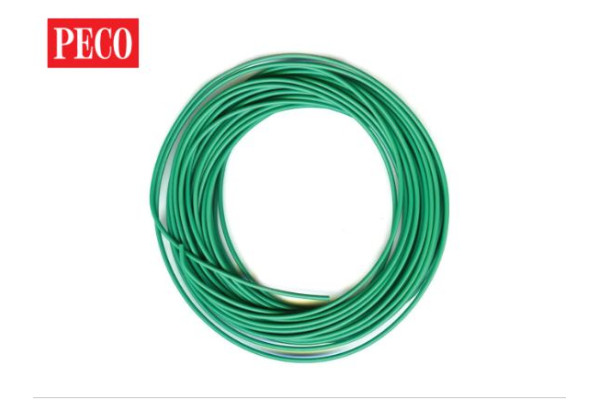 Kabel zelený, 3A, 16 pramenů, 7 m, PECO PL-38G