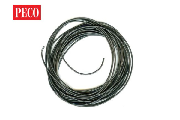 Kabel černý, 3A, 16 pramenů, 7 m, PECO PL-38BK