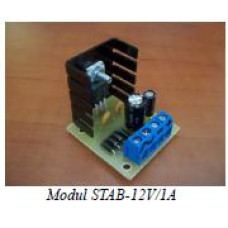 Elektronický modul – stabilizátor napětí 12V/1A, Němeček 903