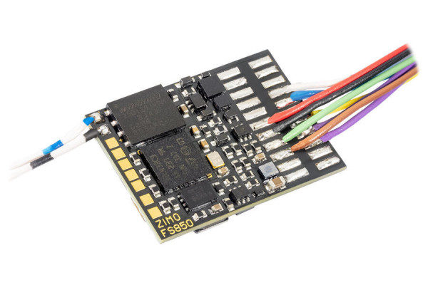 Zvukový funkční dekodér FS850P22, s 8pinovým konektorem, Zimo FS850R