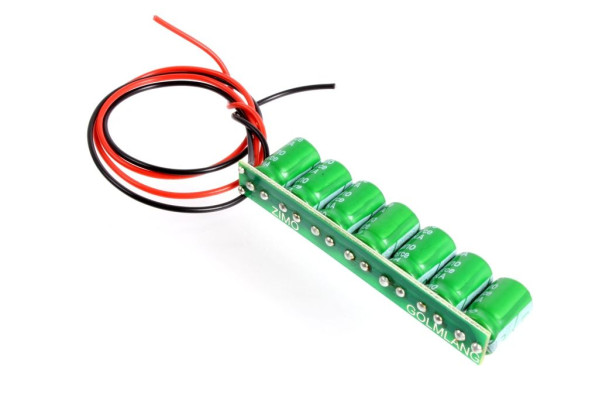 Modul z kondenzátorů 1 F/17 V, 7 ks, dlouhé provedení, DOPRODEJ, Zimo GOLMLANG Modul z kondenzátorů 1 F/17 V, 7 ks, dlouhé provedení, DOPRODEJ, Zimo GOLMLANG