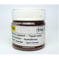 Pigment práškový, hnědá tmavá, 50 ml, Polák 5768