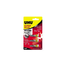 Lepidlo UHU SUPER GLUE MINIS 3 x 1 g, UHU/Bison 15301