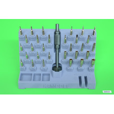 Stojanová sada šroubováku s 30 vyměnitelnými bity pro přesnou práci, KaModel SN/SV2/1 Stojanová sada šroubováku s 30 vyměnitelnými bity pro přesnou práci, KaModel SN/SV2/1