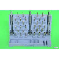 Stojanová sada 3 šroubováků s 30 vyměnitelnými bity pro přesnou práci, KaModel SN/SV2/2