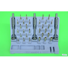 Stojanová sada 3 šroubováků s 30 vyměnitelnými bity pro přesnou práci, KaModel SN/SV2/2 Stojanová sada 3 šroubováků s 30 vyměnitelnými bity pro přesnou práci, KaModel SN/SV2/2