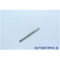 Křížový bit 1.8 mm k precizním šroubovákům SVT, pro vruty 1.4 mm, KaModel SVT/BIT/PH1.8