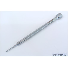 Precizní křížový šroubovák 1.4 mm s vyměnitelným bitem, pro vruty 1.0 a 1.2 mm, KaModel SVT/PH1.4 Precizní křížový šroubovák 1.4 mm s vyměnitelným bitem, pro vruty 1.0 a 1.2 mm, KaModel SVT/PH1.4