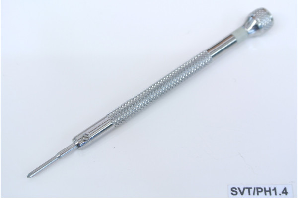 Precizní křížový šroubovák 1.4 mm s vyměnitelným bitem, pro vruty 1.0 a 1.2 mm,  KaModel SVT/PH1.4