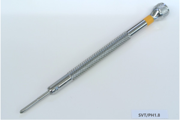 Precizní křížový šroubovák 1.8 mm s vyměnitelným bitem, pro vruty 1.4 mm,  KaModel SVT/PH1.8