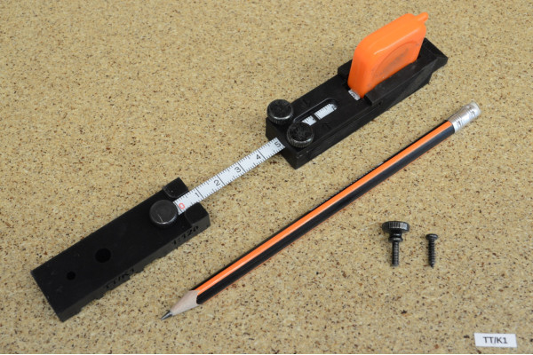 Kružítko pro snadné rýsování poloměrů až 1000 mm, vhodné pro velikost TT, KaModel TT/K1