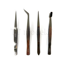 Sada pinzet, délka cca 120 mm, nerez, 4 kusy, Proedge 53390, Excel 30416