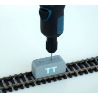 Vrtací přípravek pro kolejivo Tillig, TT, AV Model PO-009-2