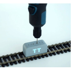 Vrtací přípravek pro kolejivo Tillig, TT, AV Model PO-009-2