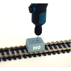 Vrtací přípravek pro kolejivo Tillig a Peco, H0, AV Model PO-010-3