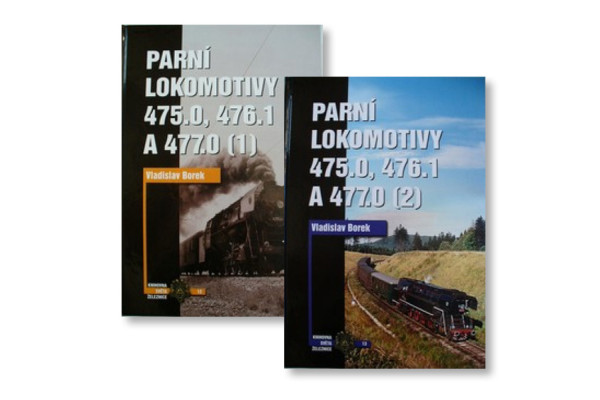 Knihovna Světa železnice – Parní lokomotivy 475.0, 476.1 a 477.0, sada obou dílů, DOPRODEJ, Corona