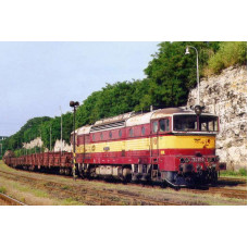 Pohlednice, motorová lokomotiva 750.311 v Bakově n. Jizerou - červenec 2004, Corona CPV030