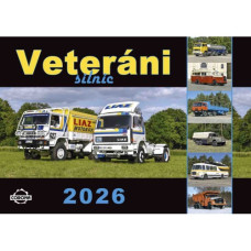 Nástěnný kalendář Veteráni silnic 2026, Jiří Šmíd, Corona