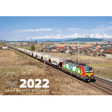 Barevný kalendář na rok 2022, Lokomotivy Vectron, Krokodýl