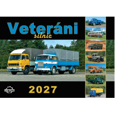 Nástěnný kalendář A3 "Veteráni silnic 2027", Jan Šmíd, Corona Nástěnný kalendář A3 "Veteráni silnic 2027", Jan Šmíd, Corona