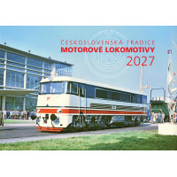 Nástěnný kalendář Československá tradice – Motorové lokomotivy ČKD 2027, Krokodýl Nástěnný kalendář Československá tradice – Motorové lokomotivy ČKD 2027, Krokodýl