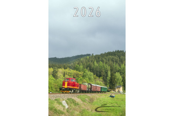 Nástěnný kalendář "Moderní trakce" na rok 2026, Zdeněk Ulrich