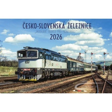 Nástěnný kalendář "Česko-slovenská železnice – moderní trakce pro pamětníky" na rok 2026, Zdeněk Ulrich