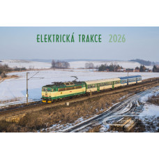 Nástěnný kalendář "Elektrická trakce" na rok 2026, Zdeněk Ulrich